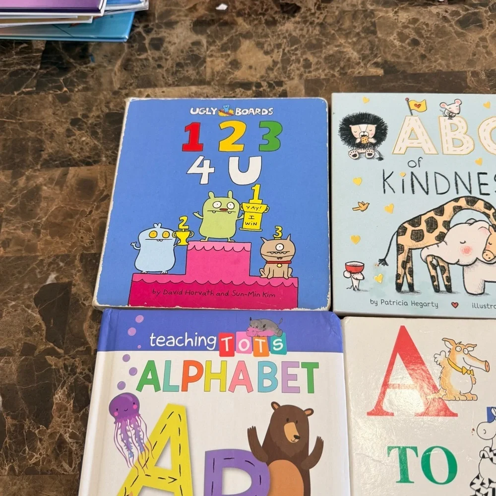 Set of 4 Toddler Board Books ABCs Numbers Kindness Sandra Boynton